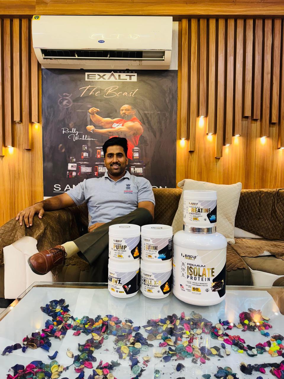 Army personnel with SK Nutrition supplement